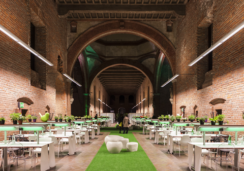 Zeitschrift INTERNI: das Gala-Abendessen