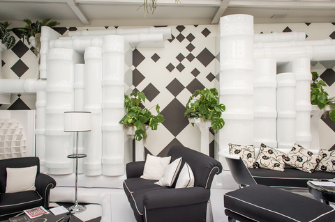 La carta da parati Wall&decò per il nuovo showroom Devon & Devon