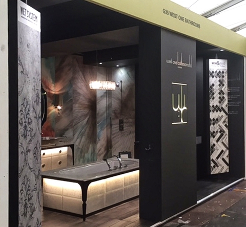 WALL&DECO' WET SYSTEM ALLA FIERA DECOREX CON WEST ONE BATHROOM