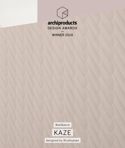 KAZE, the winning wallpaper at the Archiproducts Design Awards 2018