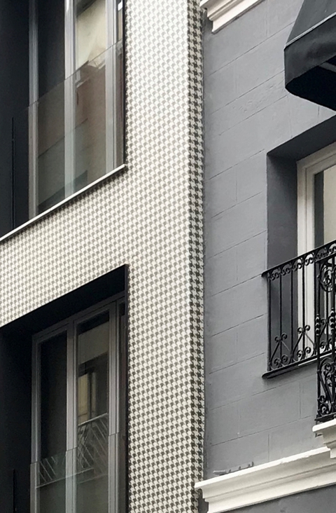 THE BLACK-AND-WHITE FACADE
