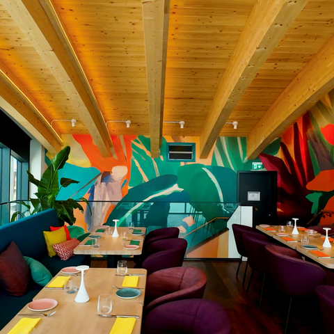 Wall&decò brings colour, character and durability to SOUL Beachclub & Restaurant