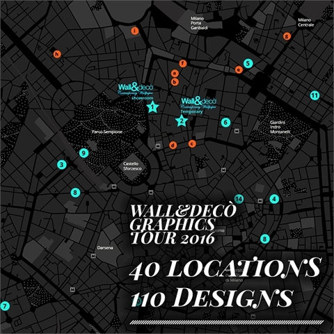 Salone del Mobile - Wall&decò Graphics Tour 2016