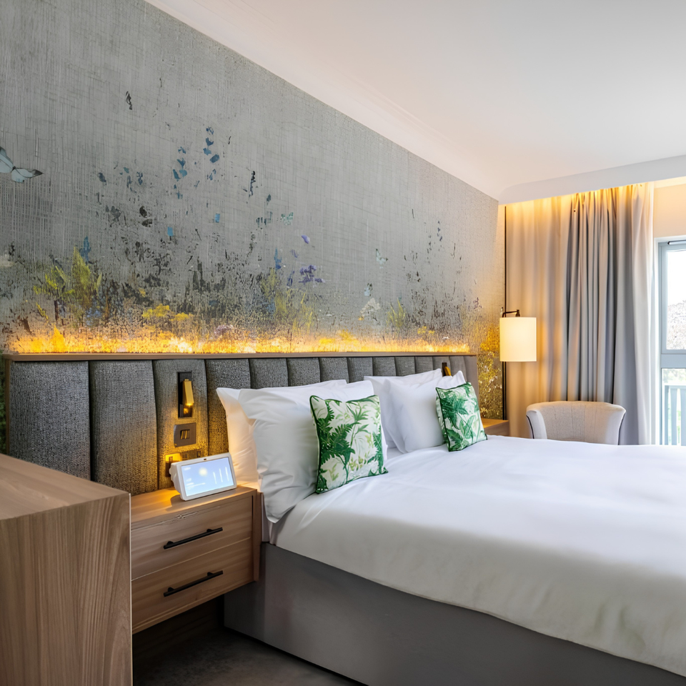 Wallpaper as atmosphere: Wall&decò for The Runnymede on Thames