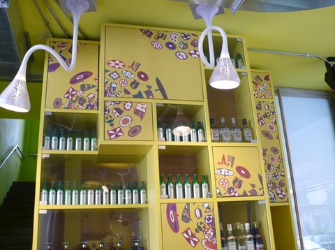 Eine historische Bar in Mailand