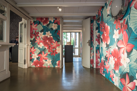 Lo showroom Wall&decò a Milano con la collezione Anniversary